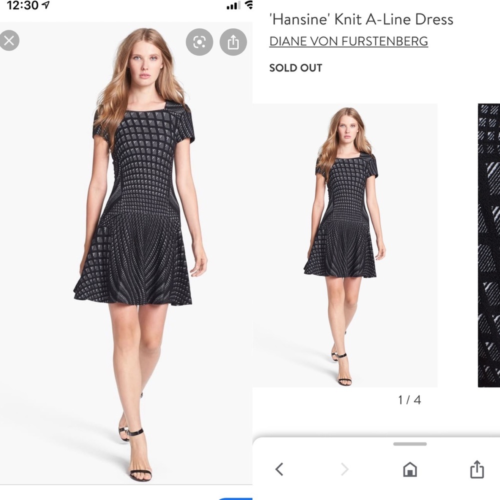 DVF wool dress